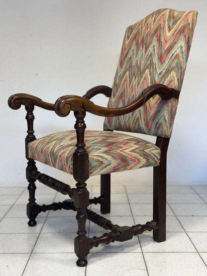 Trono a rocchetto Luigi
XIV lombardo noce