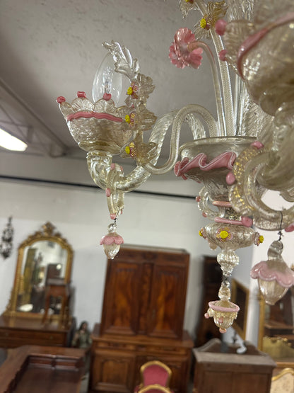 Lampadario di Murano XIX secolo