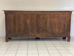 Credenza Carlo X quattro porte . 218 cm , XIX secolo