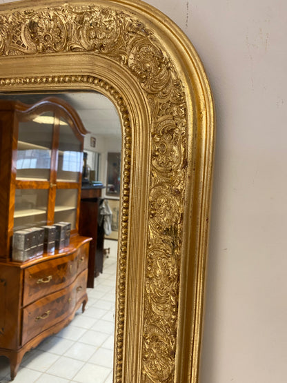 Gilded wooden mirror. Lombardy 19th century