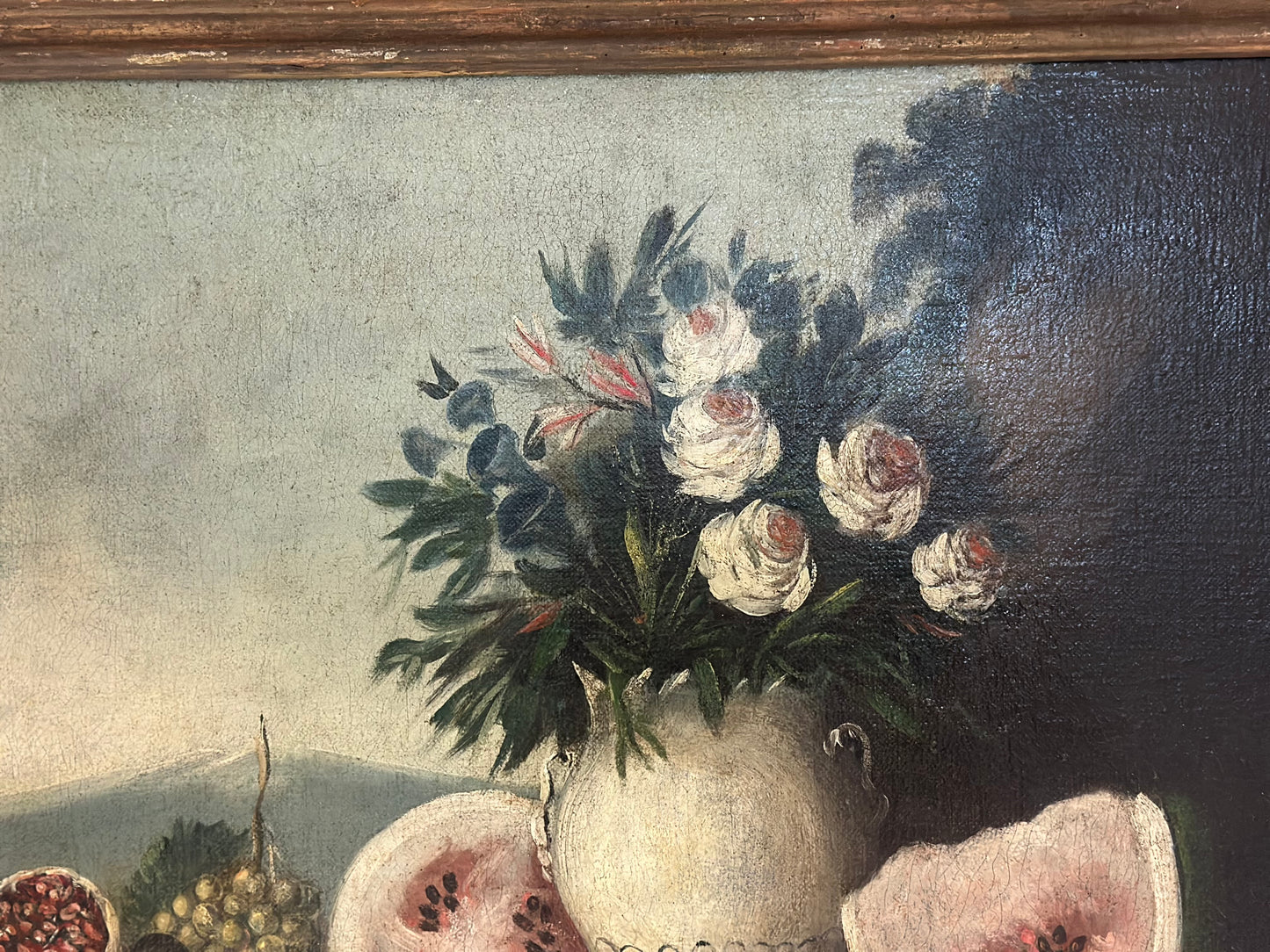 Olio su tela.  Scuola emiliana fine XVIII secolo