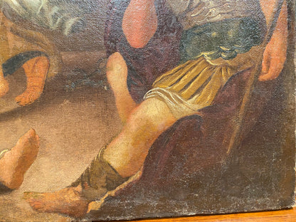 La liberazione di San Pietro olio su tela. XVII secolo