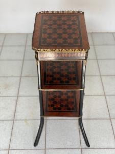 Napoleon III inlaid etagere table