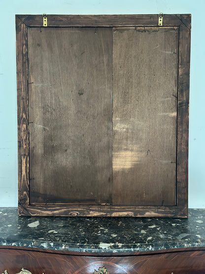 specchiera impero in legno dorato XIXsecolo restaurata