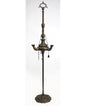 Lucerna fiorentina da terra in bronzo  H 180 cm.  Inizio XIX secolo