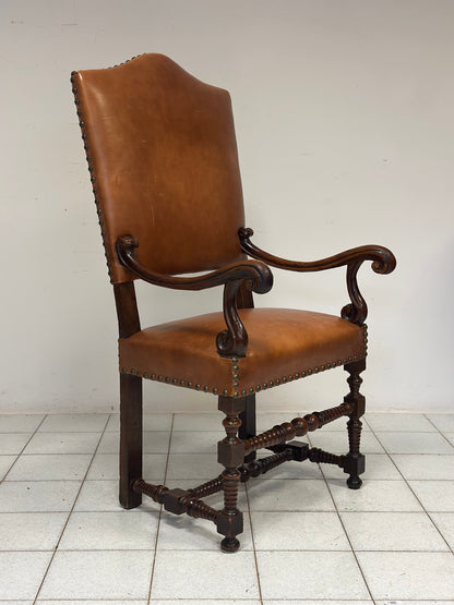 Poltrona a rocchetto Luigi XIV . Emilia 600