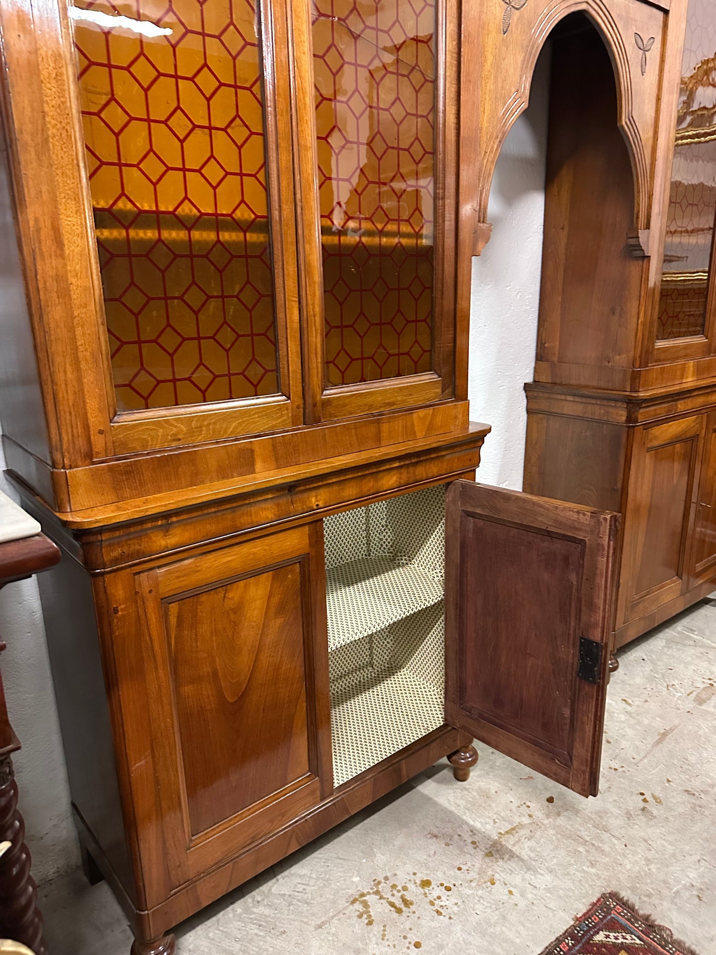 Libreria a ponte epoca Carlo X lombarda XIX secolo. Restaurata