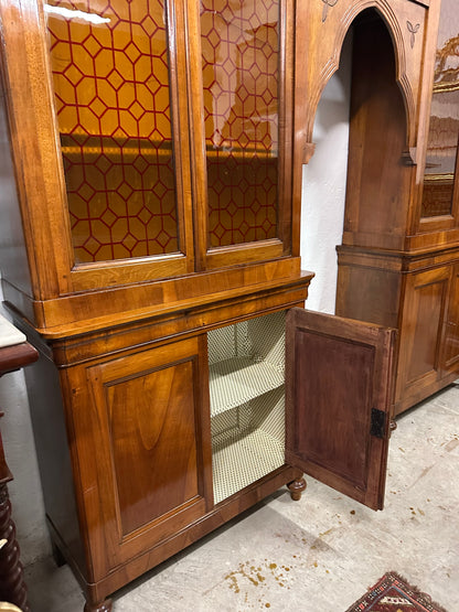 Libreria a ponte epoca Carlo X lombarda XIX secolo. Restaurata