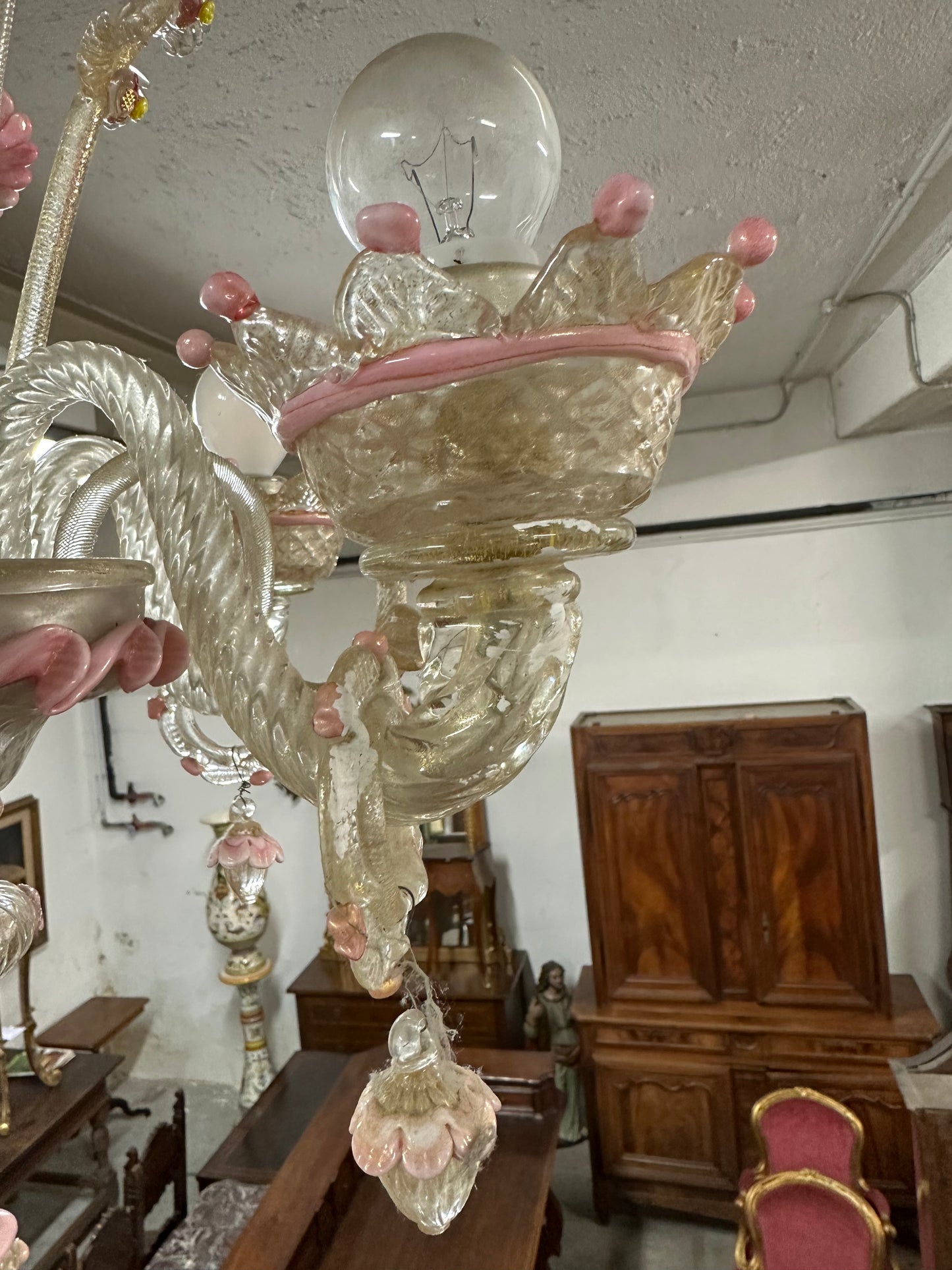 Lampadario di Murano XIX secolo