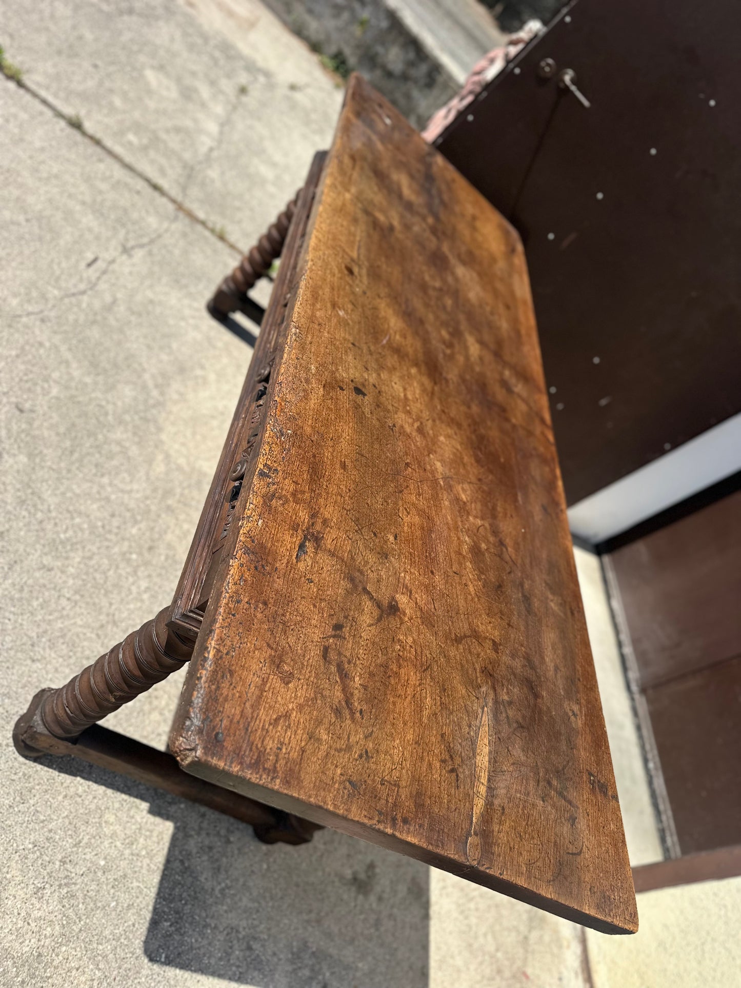 Tavolo scrittoio Luigi XIV barocco 600