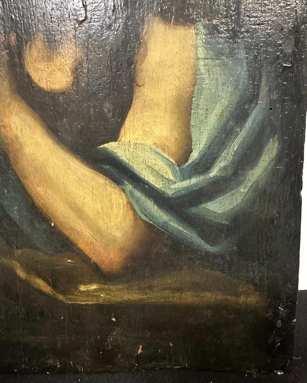 Carlo Dolci ( Bottega ) Maddalena penitente, olio su tavola.  600