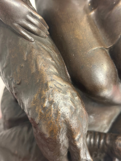 Scultura in bronzo fusione a cera persa  inizio XX secolo