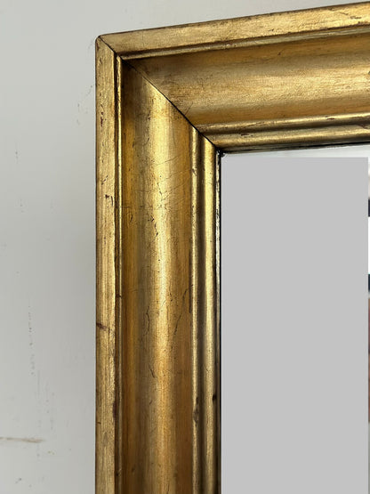 specchiera impero in legno dorato XIXsecolo restaurata