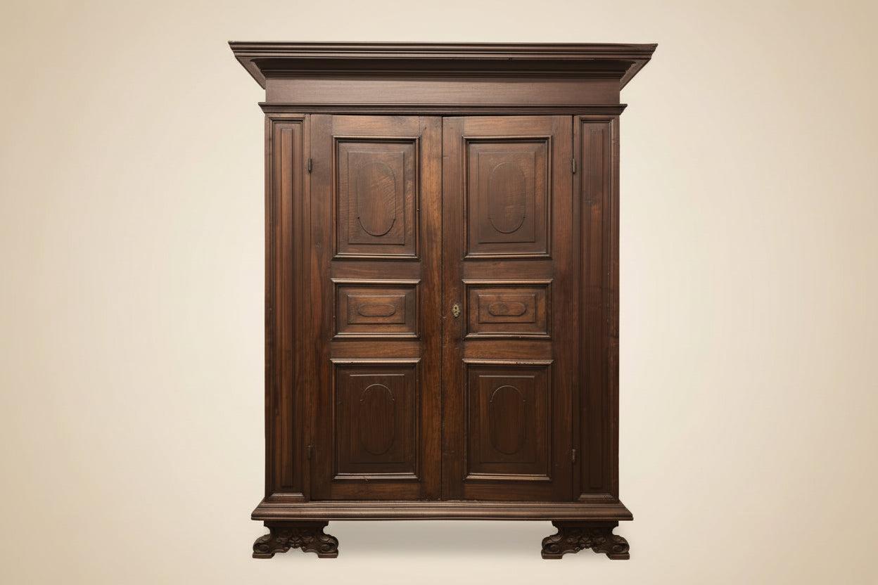 Armadio barocco lombardo Luigi XIV Brescia XVII secolo