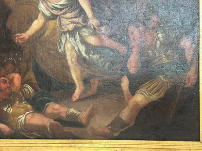 La liberazione di San Pietro olio su tela. XVII secolo