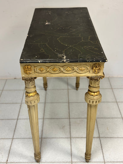 Consolles Luigi XIV in lacca e oro . Marche XVIII secolo