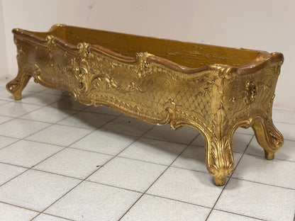 Fioriera in legno intagliato e dorato primi 800