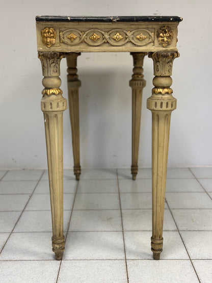 Consolles Luigi XIV in lacca e oro . Marche XVIII secolo