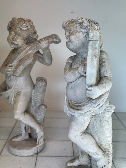Gruppo di quattro Angeli  con strumenti musicali.Inizio XX secolo