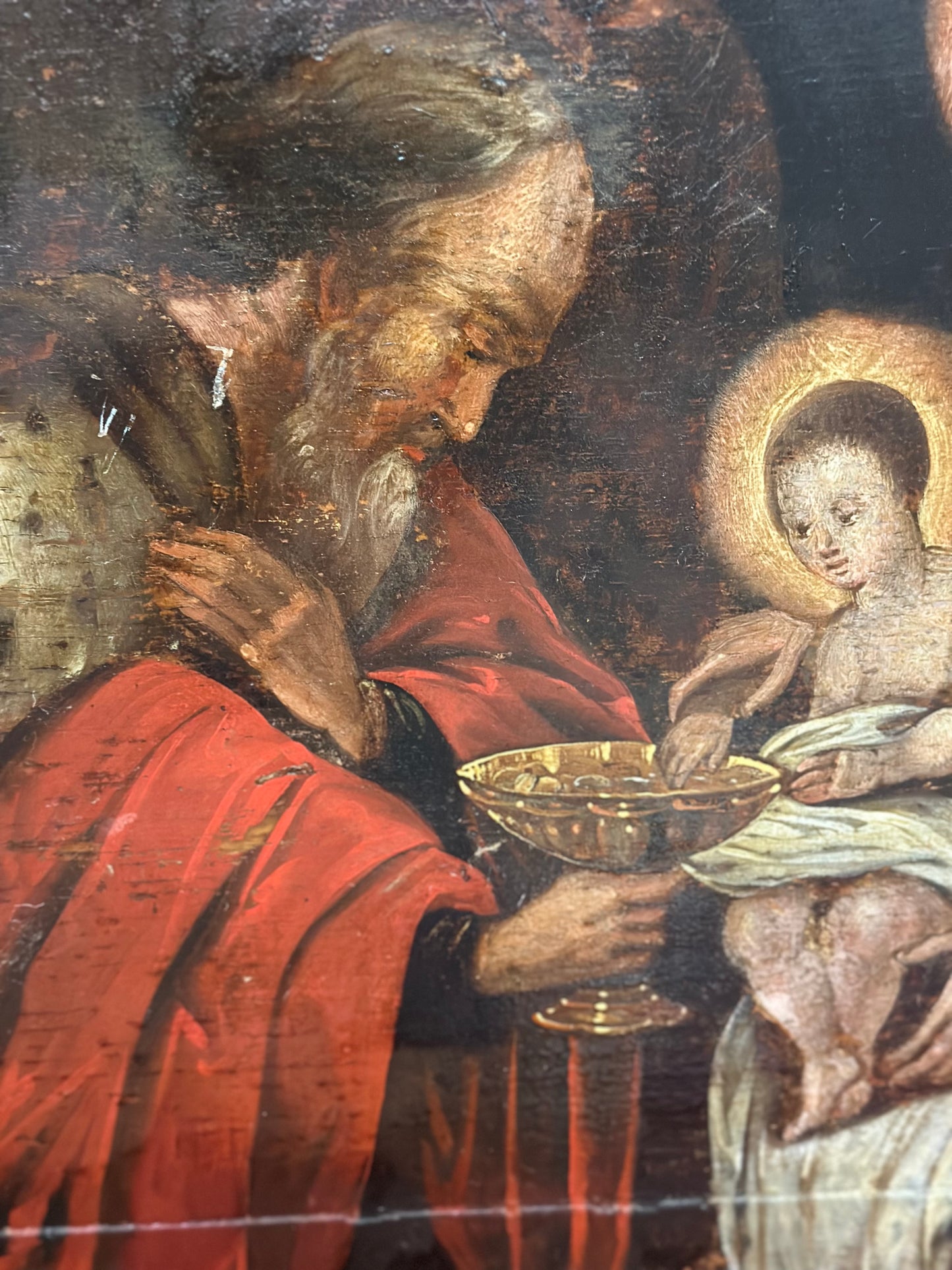 Autore: Cornelis de Baellieur (Anversa 1607-1671).
Soggetto: Adorazione dei Magi.
Tecnica e supporto: olio su tavola.
Dimensioni: 120 x 90.