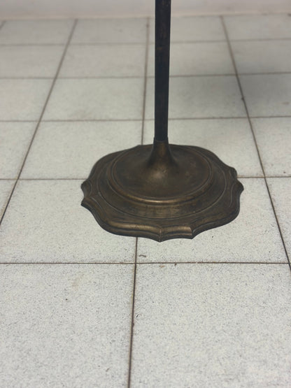 Lucerna fiorentina da terra in bronzo  H 180 cm.  Inizio XIX secolo