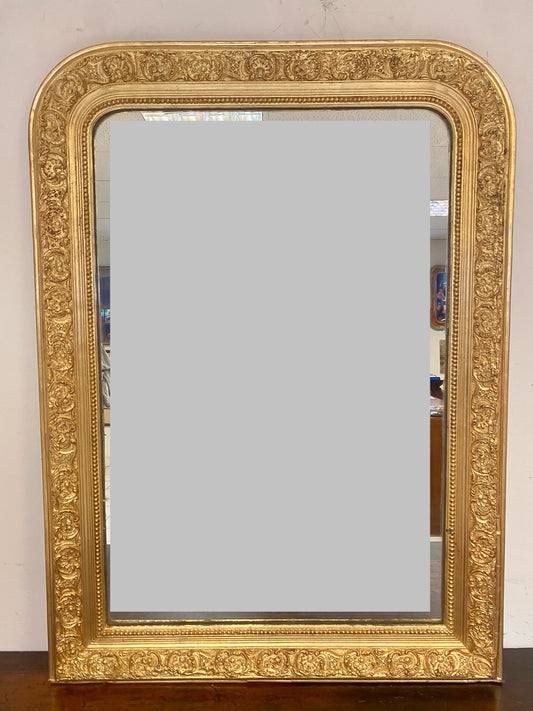 Gilded wooden mirror. Lombardy 19th century