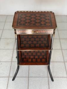 Napoleon III inlaid etagere table