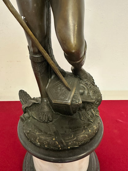 Scultura in bronzo a cera persa primi 900
