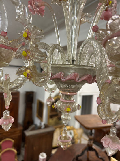 Lampadario di Murano XIX secolo