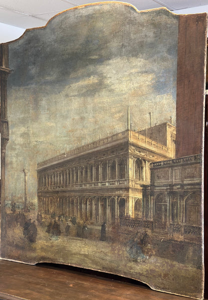 Oil on canvas. View of Venice. 17th century. 164 x 148