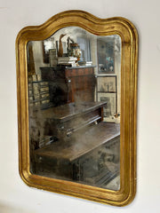 Specchiera lombarda foglia oro Luigi Filippo . 126 x 93 XIX secolo