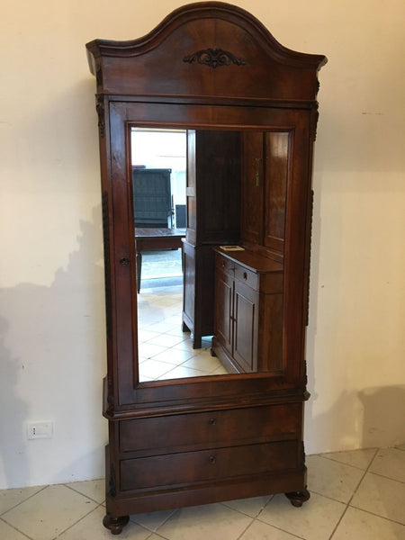 Armadio una porta in noce