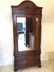 Armadio una porta in noce
