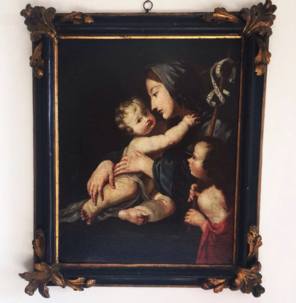 La vergine con bambino e San Giovannino