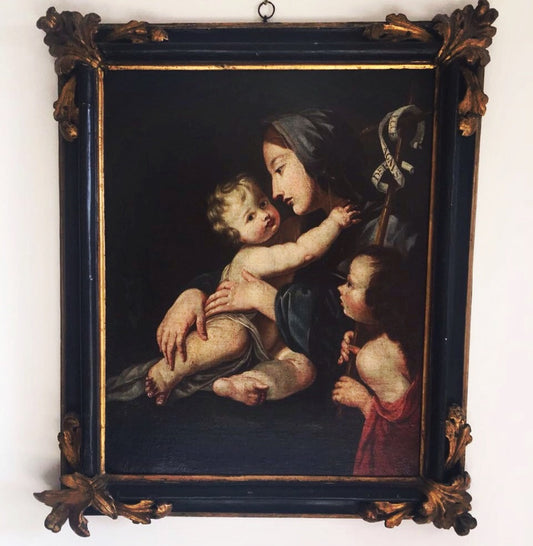 La vergine con bambino e San Giovannino