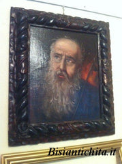 Olio su tela San Girolamo scuola Enrico Fiammingo epoca '600