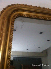 Specchiera Carlo X in oro zecchino