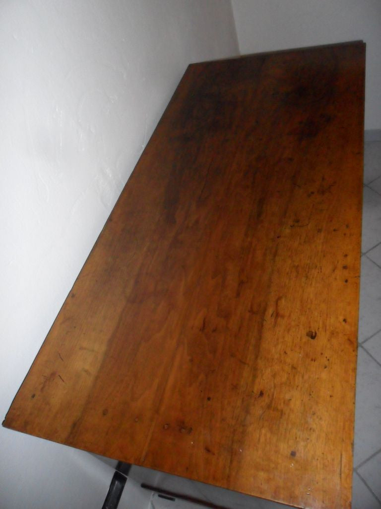 Empire walnut chest of drawers with flap
