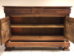 Credenza Carlo X in noce