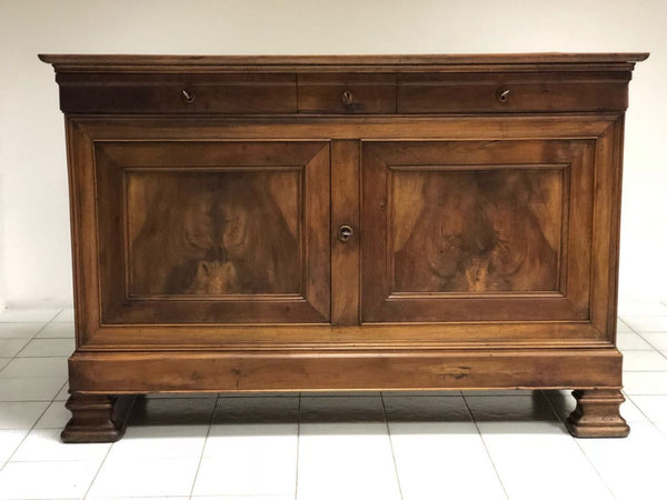 Credenza Carlo X in noce