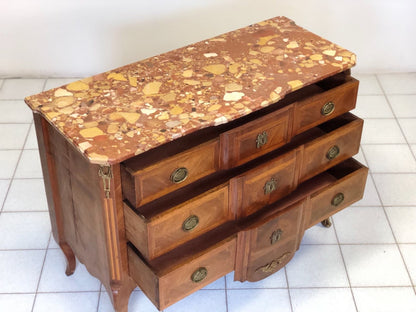 Chest of drawers moved on the front. Napoleon III