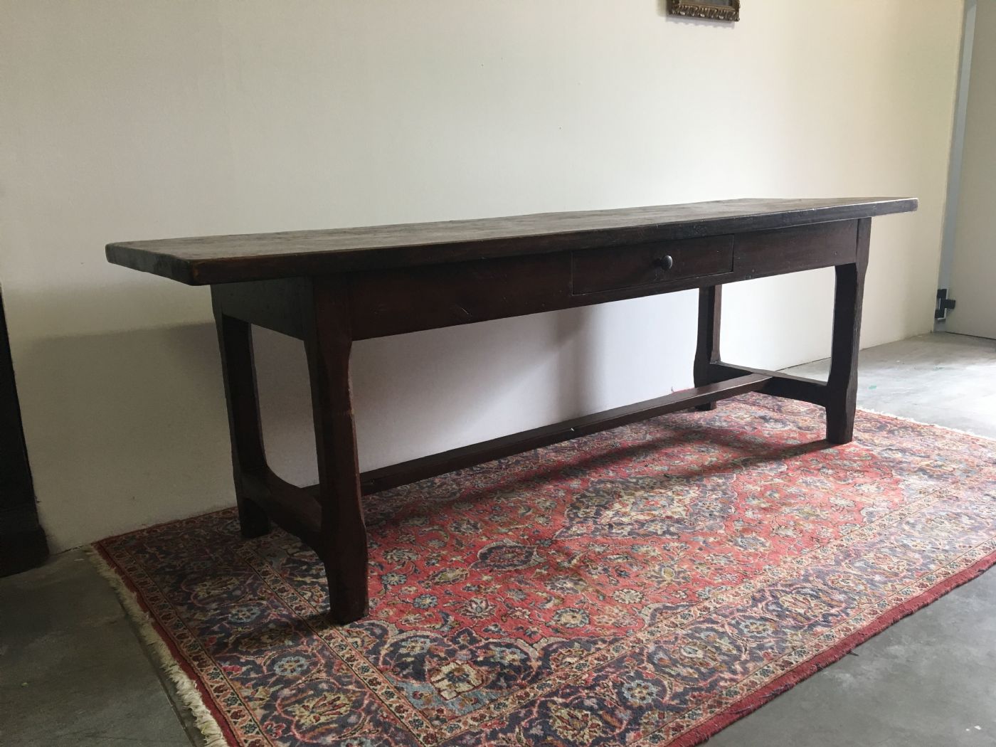 Tavolo fratino con cassetto . 240 X 73
