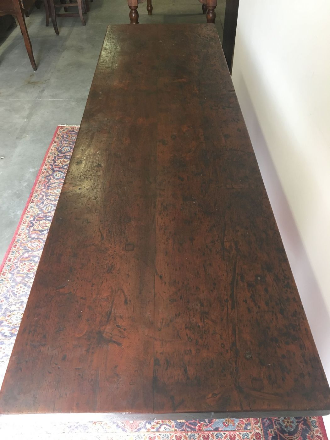 Tavolo fratino con cassetto . 240 X 73