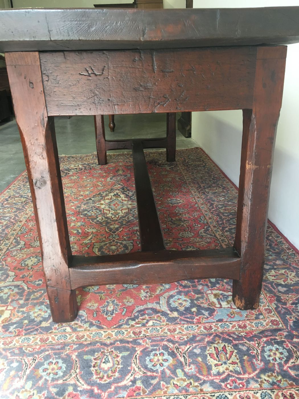 Tavolo fratino con cassetto . 240 X 73