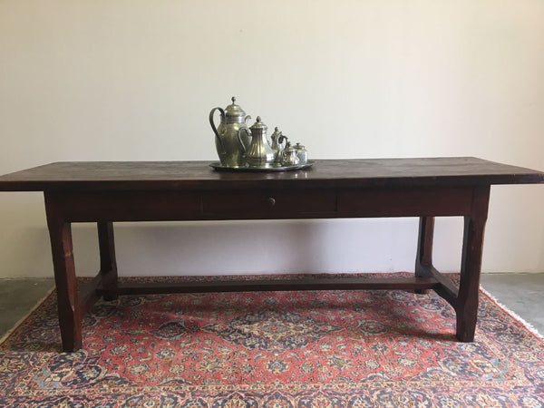 Tavolo fratino con cassetto . 240 X 73