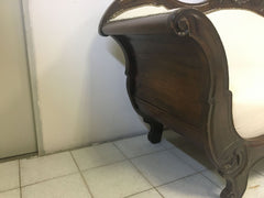 Divano Carlo X Lombardo in noce