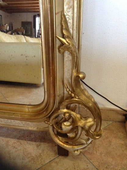 Specchiera lignea oro zecchino Lombarda