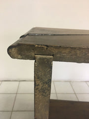 Coppia di inginocchiatoi lombardi in noce Luigi XIV