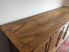 Credenza Carlo X olmo e radica di olmo . 218 cm