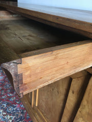 Credenza Carlo X olmo e radica di olmo . 218 cm
